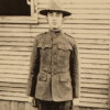 Young George Adams, Sr. in uniform