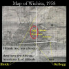 Map of Wichita in 1958