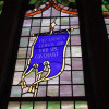 Stained Glass Window in current Eskridge Baptist Church, c.2017
