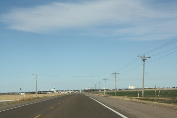 Southern Scott County windshield view, c. 2017