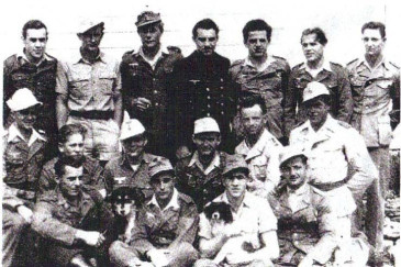 German POWs and their dogs at Lake Wabaunsee, c.1944