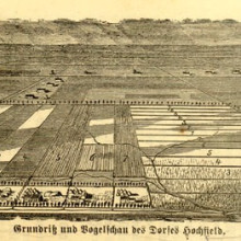 CB Schmidt's plan for land distribution in Hochfeld c.1870